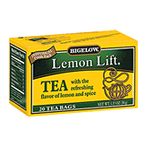 Bigelow Lemon Lift black tea, all natural Left Picture